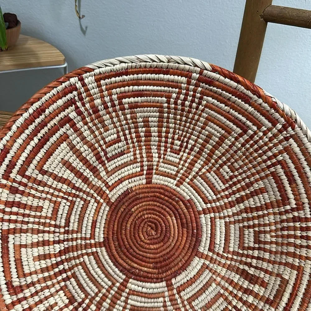 Boho Natural Woven‎ Patterned Basket For Home Decor